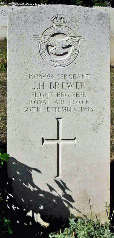 Sgt John Harrison Brewer<br/><br /><br />died September 27th, 1943